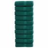  Premium Guest Towels SOLUND 10 pcs Green 30x50 cm 600 gsm Colour green Size 30 x 50 cm Quantity in Package 10 