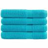  Premium Sauna Towels SOLUND 4 pcs Turquoise 80x200 cm 600 gsm Colour turquoise Size 80 x 200 cm Quantity in Package 4 