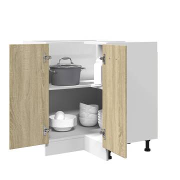 Corner Bottom Cabinet Sonoma Oak - Optimise Your Kitchen Space