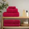 Premium Soap Towels SOLUND - 4 pcs Red | 100% Cotton 600 gsm