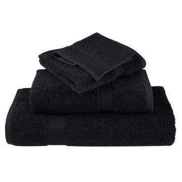 Premium Soap Towels SOLUND - 2pcs Black 30x30 cm 600 gsm