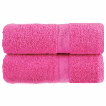 Premium Soap Towels SOLUND - 2 pcs Pink, 30x30 cm, 600 gsm