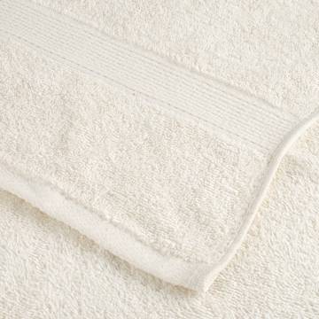 Premium Towels SOLUND 4 pcs Cream 100x200 cm - Soft & Absorbent