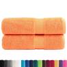 Premium Hand Towels SOLUND 2 pcs Orange 50x100 cm | Hipomarket