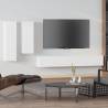 4 Piece White TV Cabinet Set | Stylish & Space-Saving Design