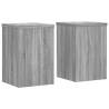 Plant Stands - 2 Pcs Grey Sonoma | Durable Engineered Wood