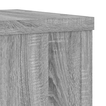 Plant Stands - 2 Pcs Grey Sonoma | Durable Engineered Wood