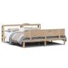 Super King Bed Frame with Headboard - Solid Pine Wood 180x200 cm