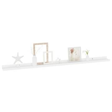 Wall Shelves 2 pcs White - Stylish Storage Solution | HipoMarket