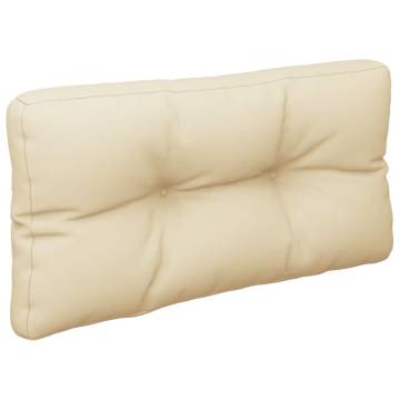 Beige Pallet Cushion 80x40x12 cm - Durable & Comfortable