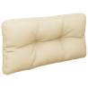 Beige Pallet Cushion 80x40x12 cm - Durable & Comfortable