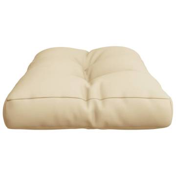 Beige Pallet Cushion 80x40x12 cm - Durable & Comfortable