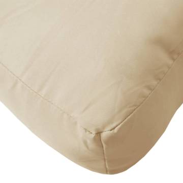 Beige Pallet Cushion 80x40x12 cm - Durable & Comfortable