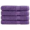 Premium Sauna Towels SOLUND 4 pcs - Purple 80x200 cm