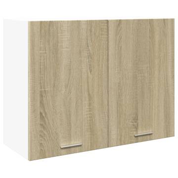 Hanging Cabinet Sonoma Oak | 80x31x60 cm Engineered Wood