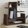  Desk Organiser Brown Oak 49x20x52.5 cm Engineered wood Colour brown oak 