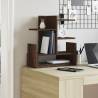 Desk Organiser Brown Oak - Engineered Wood | HipoMarket