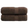  Premium Guest Towels SOLUND 2pcs Brown 30x50cm 600gsm Colour brown Size 30 x 50 cm Quantity in Package 2 