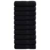  Premium Bath Towels SOLUND 10 pcs 100x150 cm 600 gsm Colour black Size 100 x 150 cm Quantity in Package 10 