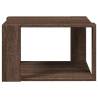 Brown Oak Coffee Table - Modern Design, 51.5x51.5x30 cm