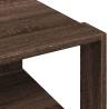 Brown Oak Coffee Table - Modern Design, 51.5x51.5x30 cm