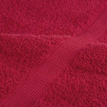 Premium Sauna Towels SOLUND Red 80x200 cm - 2 pcs