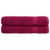  Premium Sauna Towels SOLUND 2pcs Bordeaux 80x200cm 600gsm Colour bordeaux Size 80 x 200 cm Quantity in Package 2 