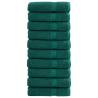  Premium Bath Towels SOLUND 10 pcs 100x150 cm 600 gsm Colour green Size 100 x 150 cm Quantity in Package 10 