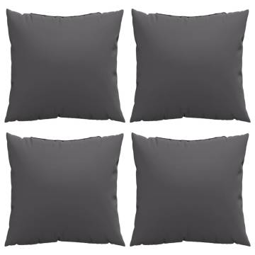 4 pcs Anthracite Sofa Cushions 50x50 cm - Hipomarket UK