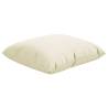 Cream Sofa Cushions 4 pcs - 60x60 cm Durable Fabric