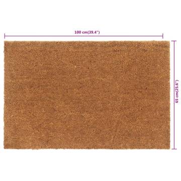 Natural Coir Door Mat 65x100 cm - Durable & Non-Slip