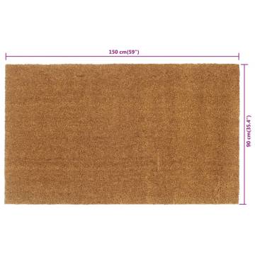 Natural Coir Door Mat 90x150 cm - Durable & Non-Slip