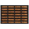 Durable 40x60 cm Rubber & Coir Door Mat | HipoMarket UK