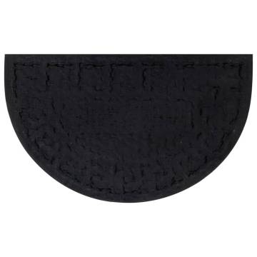 Durable Half Round Door Mat 45x75 cm - Rubber & Coir