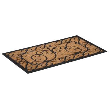 Durable Rubber and Coir Door Mat 45x75 cm | Hipo Market