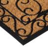 Durable Rubber and Coir Door Mat 45x75 cm | Hipo Market