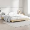 Sonoma Oak Bed Frame 140x190 cm - Durable & Stylish