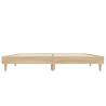 Sonoma Oak Bed Frame 140x190 cm - Durable & Stylish