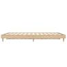 Sonoma Oak Bed Frame 140x190 cm - Durable & Stylish