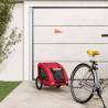  Pet Bike Trailer Red Oxford Fabric and Iron Colour red Size 125 x 63 x 66 cm 