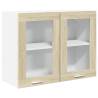 4 Piece Kitchen Cabinet Set in Sonoma Oak - Modern Storage Solution