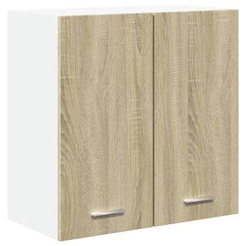 4 Piece Kitchen Cabinet Set in Sonoma Oak - Modern Storage Solution