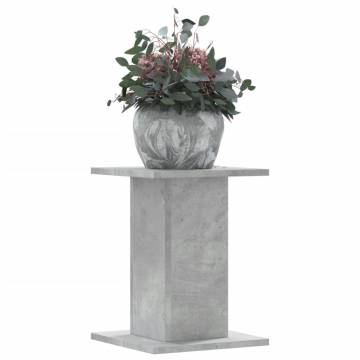 Concrete Grey Plant Stands - 2 pcs | Durable & Stylish