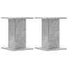 Concrete Grey Plant Stands - 2 pcs | Durable & Stylish