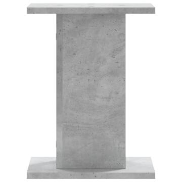 Concrete Grey Plant Stands - 2 pcs | Durable & Stylish