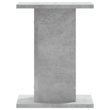 Concrete Grey Plant Stands - 2 pcs | Durable & Stylish