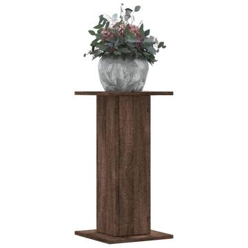 Brown Oak Plant Stands - 2 pcs 30x30x60 cm | HipoMarket