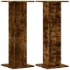 Smoked Oak Plant Stands (2 pcs) - Stylish & Durable Design