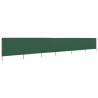 6-Panel Wind Screen Fabric 800x120 cm Green - Durable and Quality