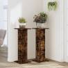 Smoked Oak Plant Stands (2 pcs) - Stylish & Durable Design